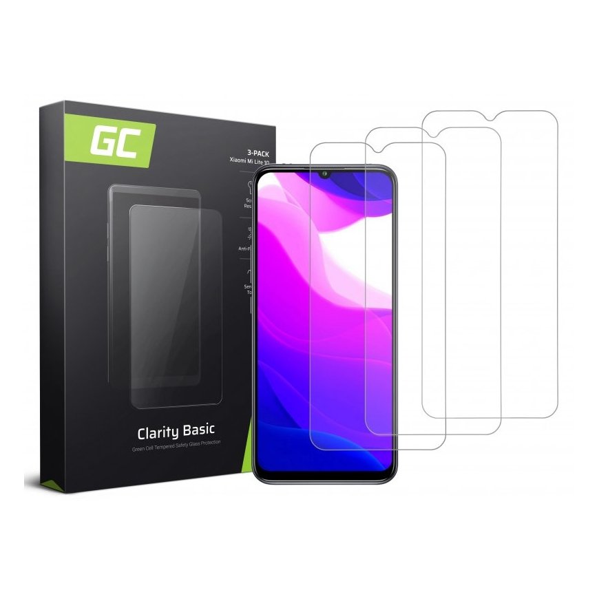 Green Cell Clarity Caurspīdīgs ekrāna aizsargs Xiaomi 3 pcs