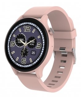 Denver SWC-338RO smartwatch / sport watch 3,51 cm (1.38") TFT 44.6 mm Цифровой 240 x 240 пикселей Сенсорный экран Розовый