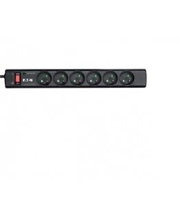 Eaton PS6F сетевой фильтр Черный, Белый 6 розетка(и) 220 - 250 V 1 m