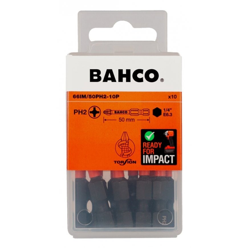 Смуговые наконечники Bahco 66IM PH2 50 мм, 2 шт, блістер – 2