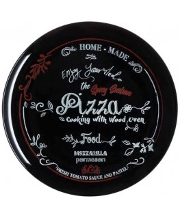 Pica Friends Time Saloon dinner plate 32 cm Black LUMINARC