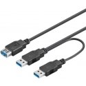 PremiumCord USB-A Cable - 2x USB-A Black (ku3y02) PremiumCord USB-A Cable - 2x USB-A Black (ku3y02)