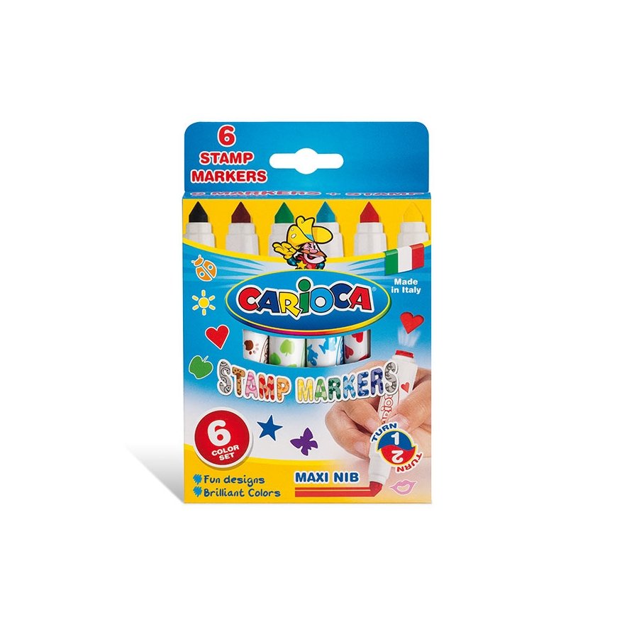 Carioca Stamperello flomāsters Multi Daudzkrāsains 6 pcs