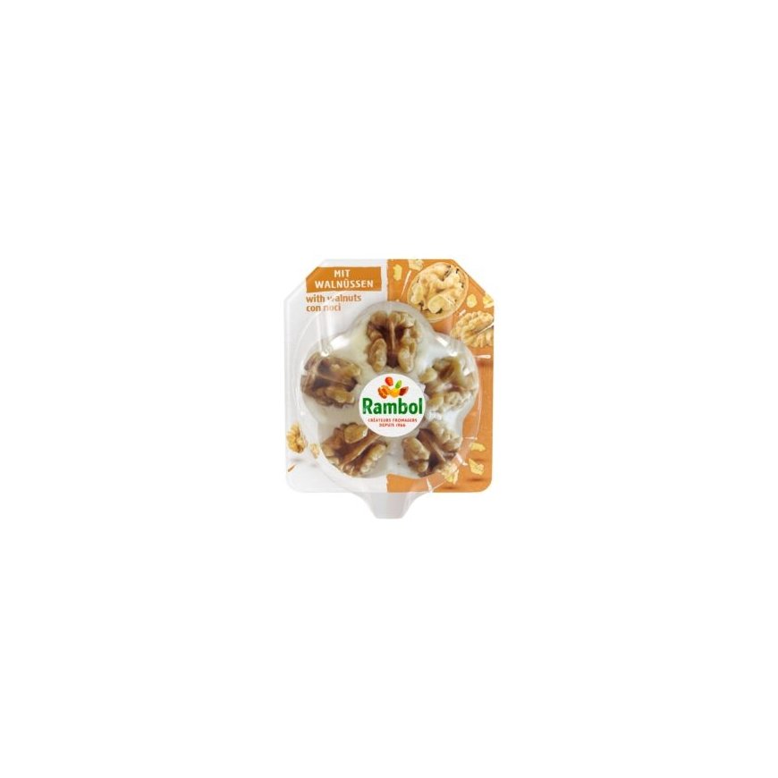 RAMBOL creamy cheese with walnuts, 125 g