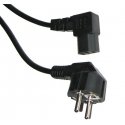 LP Oem Kompiuterio maitinimo kabelis kampinis 3m LP Oem Kompiuterio maitinimo kabelis kampinis 3m