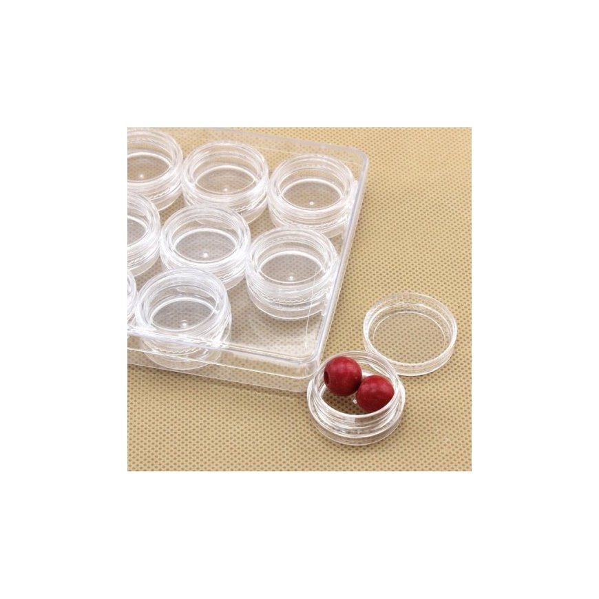 OEM Containers 3ml - 12 pcs - transparent containers with screw lids – 2