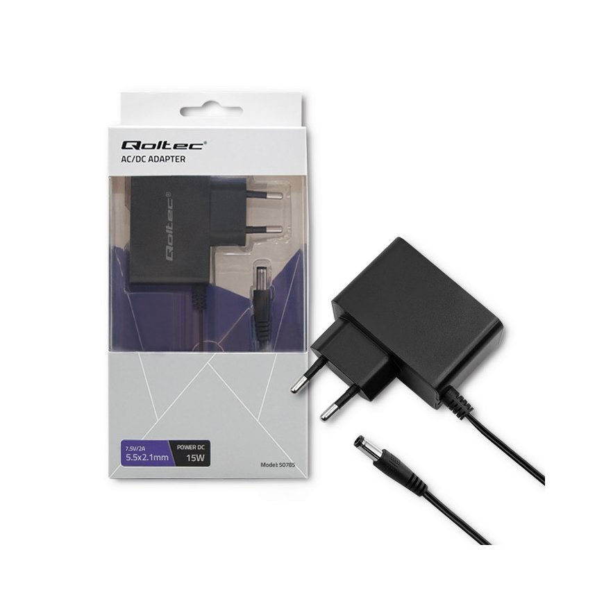 Qoltec 50785 power adapter/inverter Indoor 15 W Black – 4