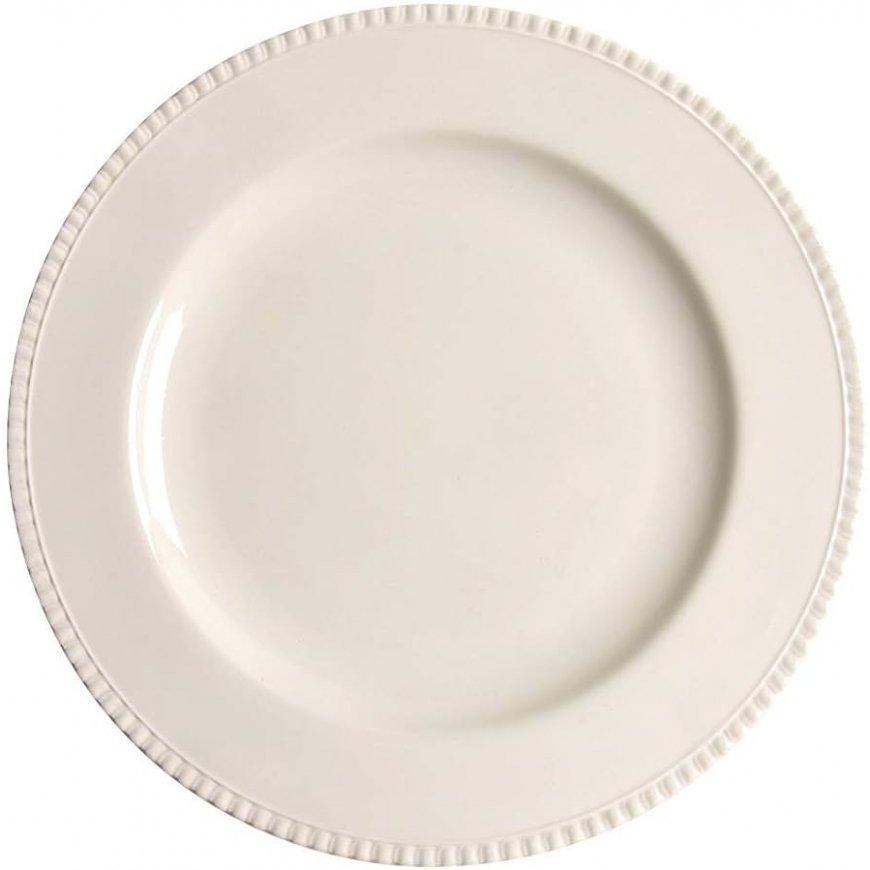Regular rectangular platter, 31 cm, cream porcelain