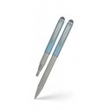 Zebra 46619 kuulipliiats "Telescopic Metal Stylus", sinine, 0,24 mm, teleskoopne, metall, grafiithall