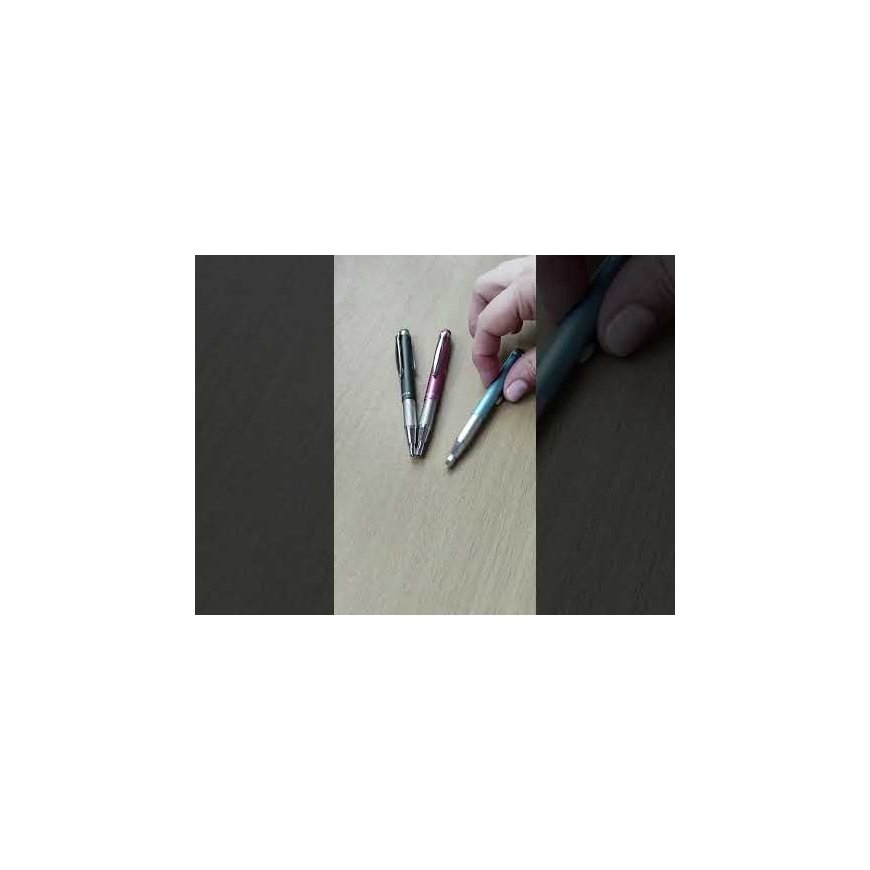 Zebra 46619 Ballpoint Pen "Telescopic Metal Stylus", blue, 0.24 mm, telescopic, metal, graphite gray – 2