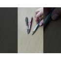 Zebra 46619 rašiklis "Telescopic Metal Stylus", mėlynas, 0,24 mm, teleskopinis, metalinis, grafito pilkas