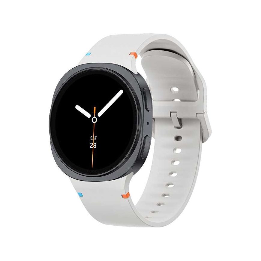 4Wrist silikoninis dirželis, skirtas Samsung Galaxy Watch 8 – baltas