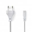 Nedis PCGP11040WT30 power cable White 3 m C7 coupler
