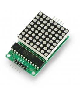 OEM LED matrix 8x8 + MAX7219 controller - small 32x32mm