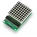 OEM LED матрица 8x8 + MAX7219 контроллер - маленький 32x32мм OEM LED матрица 8x8 + MAX7219 контроллер - маленький 32x32мм