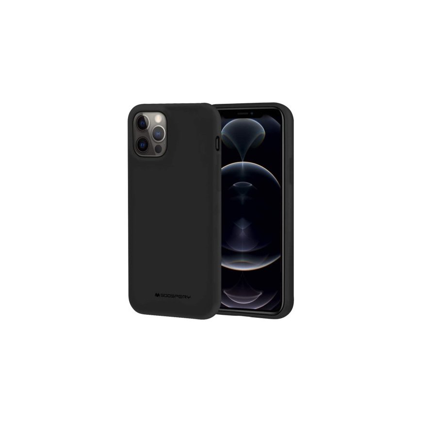 Mercury Silicone Case for Apple iPhone 15 Pro Black