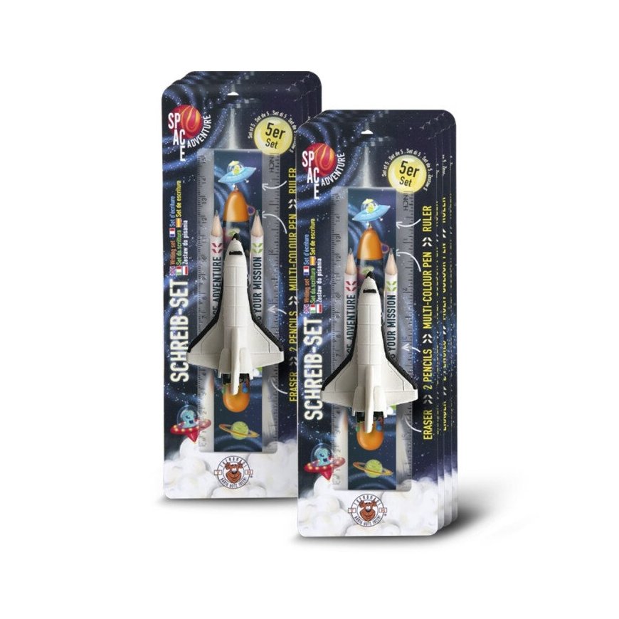 Trendhaus Space Adventure - Raštinės reikmenų rinkinys (5 vnt.)