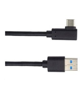PremiumCord USB-A to USB-C Cable 0.5 m Black (ku31cz05Bk)