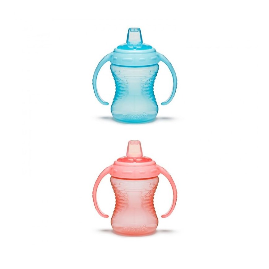 MUNCHKIN Mokomoji Gertuvė su Rankenomis ir Minkštu Snapeliu, Gentle Transition, Mėlyna, 90460, 118 ml – 2