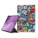 Dėklas Reach Smart Leather Samsung X200/X205 Tab A8 10.5 2021 graffiti Dėklas Reach Smart Leather Samsung X200/X205 Tab A8 10.5 2021 graffiti