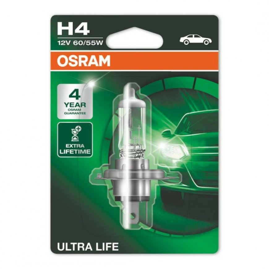 OSRAM Car Bulb ULTRA LIFE H4 60/55W 12V P43T 1pc – 2