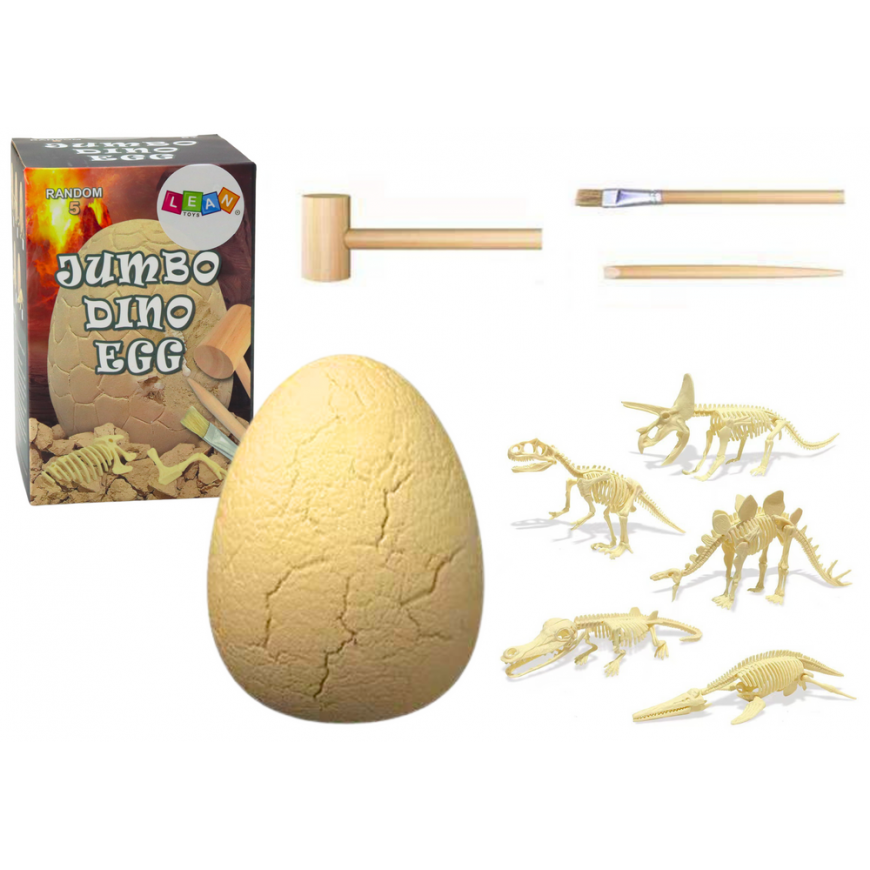 Lean Toys Archaeology Set Dinosaur Egg Fossils