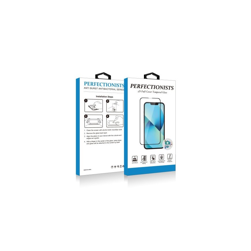 LCD aizsargstikliņš 3D Perfectionists Apple iPhone 15 Pro melns