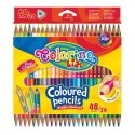 Colorino Kids Colored Pencils, Triangular, Double-Sided, 24 pcs / 48 colors Colorino Kids Colored Pencils, Triangular, Double-Sided, 24 pcs / 48 colors