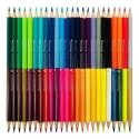 Colorino Kids Colored Pencils, Triangular, Double-Sided, 24 pcs / 48 colors Colorino Kids Colored Pencils, Triangular, Double-Sided, 24 pcs / 48 colors