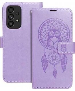 Oem MEZZO raamatu katte Samsung Galaxy A35 5G jaoks, puidust roheline värv.
