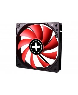 Xilence XPF120.R.PWM Datora korpusam Ventilators 12 cm Melns, Sarkans