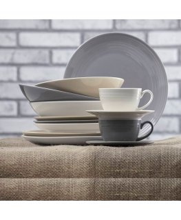 AMBITION Linea Grey 27 cm Dinner Plate