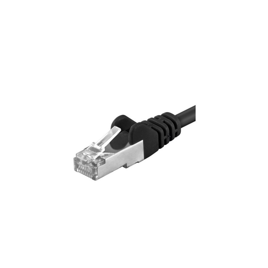 PremiumCord SP6ASFTP005C verkkokaapeli musta 0,5 m Cat6a SF/UTP (S-FTP)