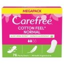 CAREFREE Cotton Feel Aloe Panty Liners - normal, 1 pack - 76 count.