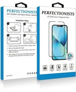 Reach LCD apsauginis stikliukas 5D Perfectionists Apple iPhone 14 Pro Max lenktas juodas