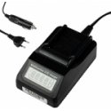 Charger - MITOYA NPF Li-Ion Wall Charger with LCD Screen and USB-A Output Charger - MITOYA NPF Li-Ion Wall Charger with LCD Screen and USB-A Output