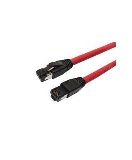 Spacetronik RJ45 CAT8 S/FTP Cable AWG26 CU LSZH Black 1.5m