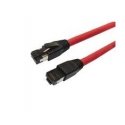 Spacetronik RJ45 CAT8 S/FTP AWG26 CU LSZH kabelis melnā krāsā, 1.5m