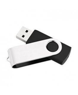 MediaRange MR908NTRL USB-muisti 8 GB USB A-tyyppi 2.0 musta, Hopea