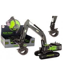 Lean Toys Crawler Excavator, Black