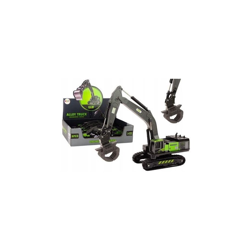 Lean Toys Crawler Excavator, Black – 2