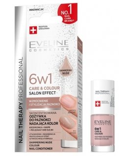 Eveline Cosmetics Kynsiteho 6w1 Hoito & Väri, 5 ml