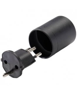 PNY No Brand Fixed Adapter for Switzerland, Type 12, 2nd Protective Contact System