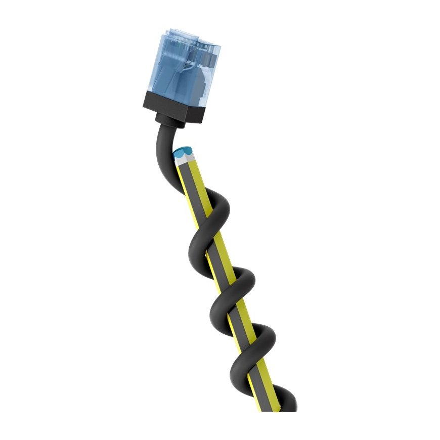 Goobay 74240 networking cable Black 7.5 m Cat6a U/UTP (UTP)