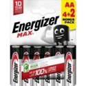 Šarminė baterija LR6 (AA) E91 1.5V 2900mAh MAX Energizer, 6 vnt. pakuotėje Šarminė baterija LR6 (AA) E91 1.5V 2900mAh MAX Energizer, 6 vnt. pakuotėje