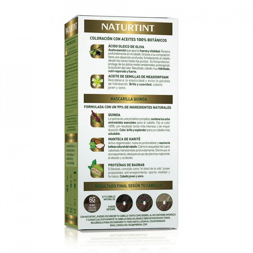 Naturtint Tinte Sin Amoniaco 6wg-Rubio Oscuro