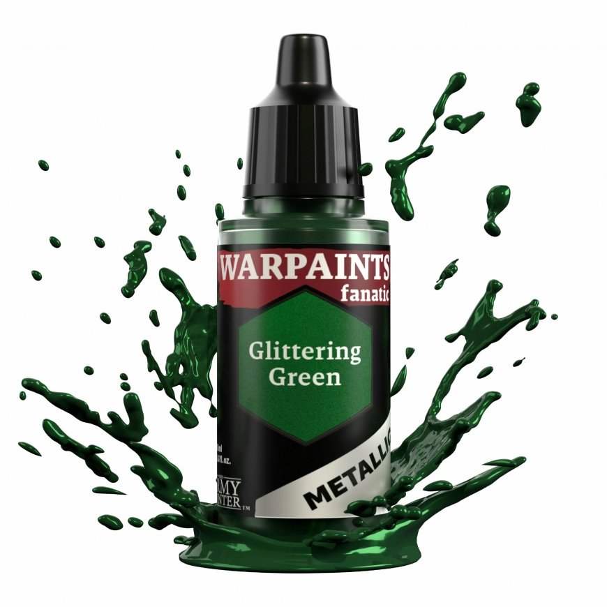 The Army Painter Warpaints Fanatic Metallic: Glittering Green Krāsa uz ūdens bāzes 1 pcs – 2