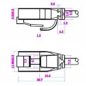 Goobay 93730 tinklo kabelis Juoda 10 m Cat6 U/UTP (UTP) Goobay 93730 tinklo kabelis Juoda 10 m Cat6 U/UTP (UTP)