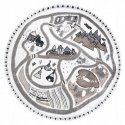 Stiilne ümmargune vaip BEO kreemjas värv, lastele, 160 cm. Hakano. Stiilne ümmargune vaip BEO kreemjas värv, lastele, 160 cm. Hakano.