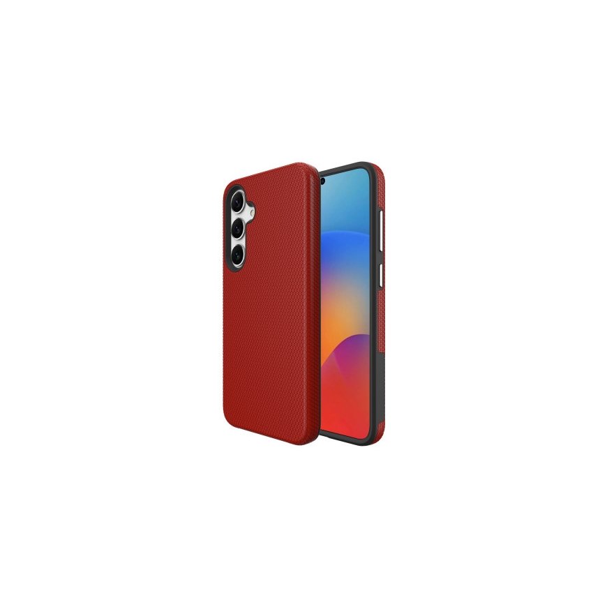 Perfectionists Triangle Case for Samsung S721 S24 FE, red